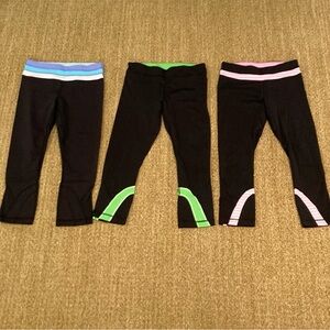 3 for 1 Lululemon Run: Inspire Crop II Bundle